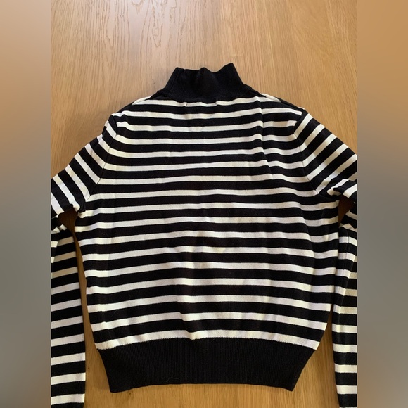 Zara Black + White Striped Sweater - Picture 5 of 5
